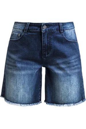 RED by EMP Shorts di - Denim shorts with distressed detailing - 27 a 30 - Donna