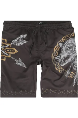 EMP Bermuda di - Swim Shorts With Arrow and Wolf Print - S a XXL - Uomo