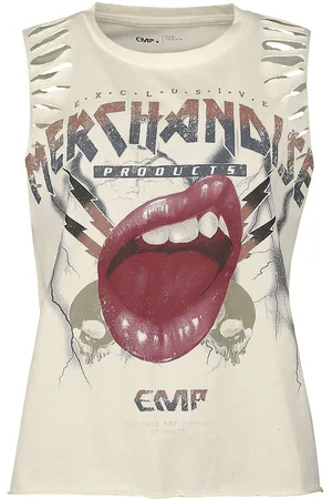 EMP Canotta di - Tank Top With Vintage Print - XS a XXL - Donna