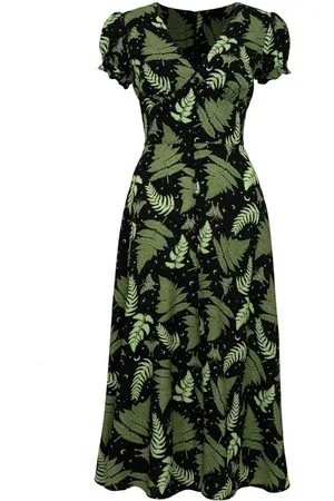Hell Bunny Abito lungo di - Gaia Dress - XS a XXL - Donna