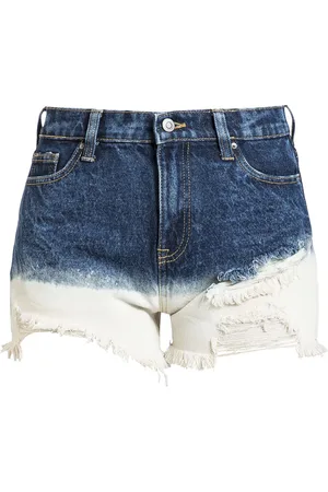 RED by EMP Hot Pants di - Shorts with Distressed Effects - 26 a 29 - Donna