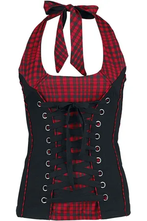 EMP Top collo di - Corded Chest - S a 4XL - Donna
