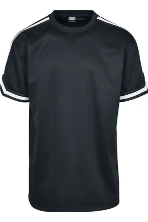 Urban classics T-Shirt di - Oversized Stripes Mesh Tee - S a XXL - Uomo
