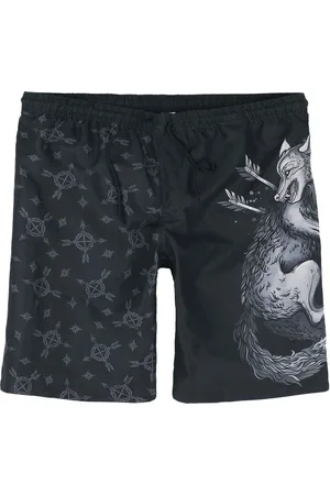 EMP Bermuda di - Swim Shorts With Wolf Print - S a XXL - Uomo