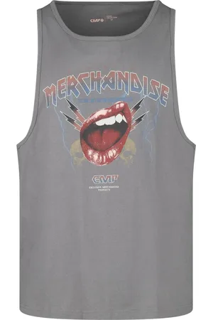 EMP Top di - Tank Top With Vintage Print - S a XXL - Uomo