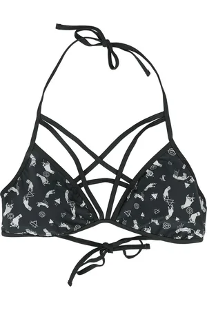 Gothicana Reggiseno bikini Gothic di - Pentagram Bikini Top - M a XXL - Donna