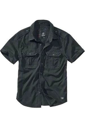 Brandit Camicia Maniche Corte di - Vintage Short Sleeve - M a 5XL - Uomo