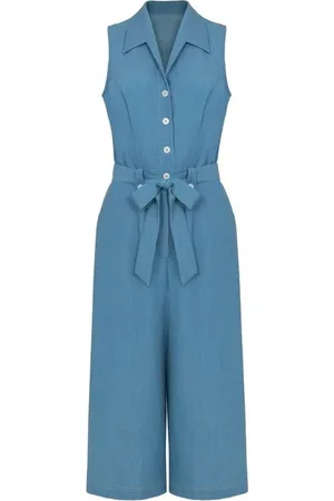 Hell Bunny Tuta Rockabilly di - Rylee Jumpsuit - XS a 4XL - Donna