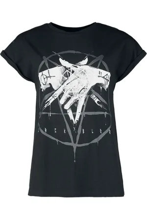 Gothicana T-Shirt Gothic di - T-shirt with pentagram print - S a 5XL - Donna
