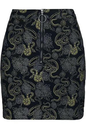 Banned Alternative Minigonna Gothic di - Slither Skirt - XS a XL - Donna