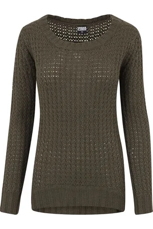 Urban classics Maglione di - Ladies Long Wideneck Sweater - XS a M - Donna