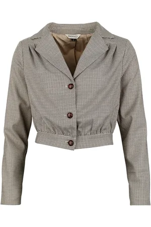 Banned Retro Blazer Rockabilly di - Robin Houndstoot Jacket - XS a XL - Donna