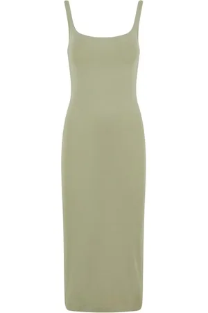 Urban classics Abito media lunghezza di - Ladies Basic Long Cotton Jersey Dress - XS a XL - Donna
