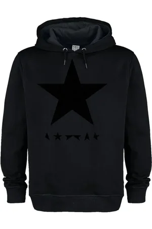 David Bowie Felpa con cappuccio di - Amplified Collection - Black Star - XS a 3XL - Uomo