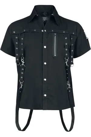 Vixxsin Camicia Maniche Corte Gothic di - Cassius shirt - S a 4XL - Uomo