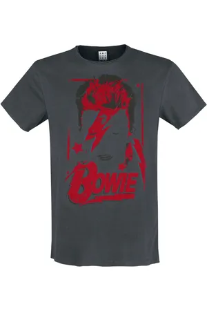David Bowie T-Shirt di - Amplified Collection - Aladdin Sane - S a 3XL - Uomo