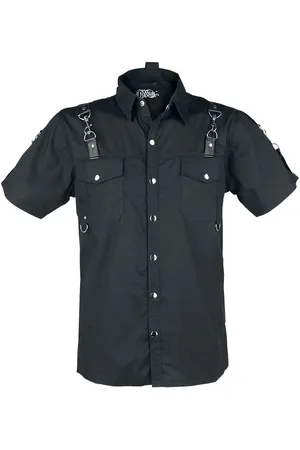 Vixxsin Camicia Maniche Corte Gothic di - RE Shirt - S a XXL - Uomo
