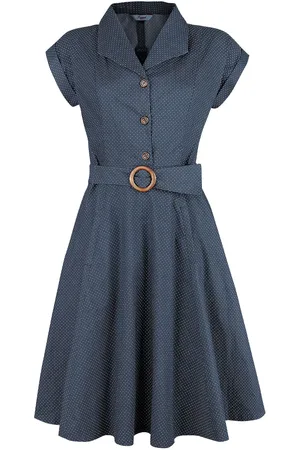 Banned Retro Abito media lunghezza Rockabilly di - Spot Perfection Fit & Flare Dress - XS a 4XL - Donna
