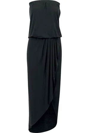 Urban classics Abito lungo di - Ladies Viscose Bandeau Dress - XS a 5XL - Donna