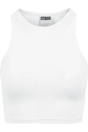 Urban classics Top di - Ladies Cropped Rib Top - XS a XL - Donna