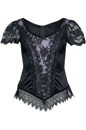Sinister Gothic T-Shirt Gothic di - Gothic Top - XS a XXL - Donna