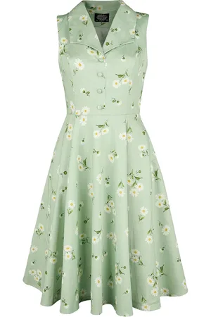 H&R London Abito media lunghezza Rockabilly di - Timea Swing Dress - XS a 6XL - Donna