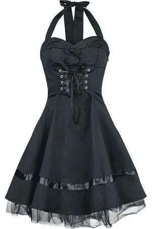H&R London Miniabito Gothic di - Lace Cotton Dress - XS a XXL - Donna