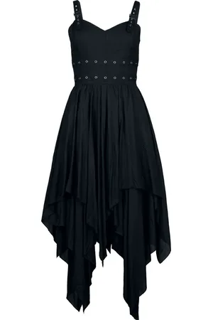 Gothicana Abito media lunghezza Gothic di - Straps And Tips Dress - S a L - Donna