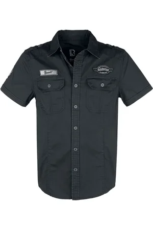 Brandit Camicia Maniche Corte di - Luis Vintage Shirt Short Sleeve - S a 5XL - Uomo