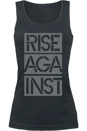 Rise Against Top di - Stacked Ghost Notes Stencil - S a XL - Donna