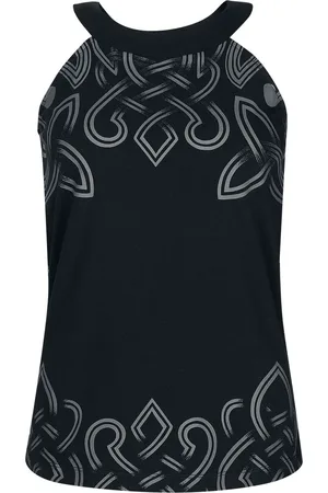 EMP Top collo di - Tank-Top with Nordic Ornaments - S a XXL - Donna