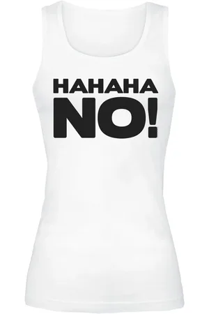 Sprüche Top Magliette Divertenti di - HAHAHA NO! - S a XXL - Donna