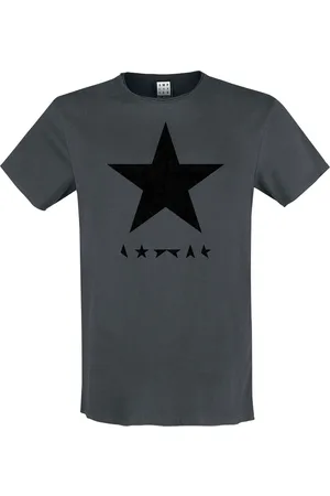 David Bowie T-Shirt di - Amplified Collection - Black Star - S a XXL - Uomo