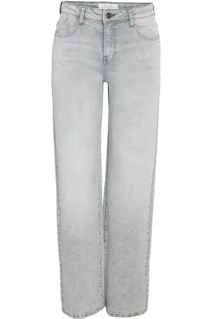 Noisy May Jeans di - NMYOLANDA NW WIDE JEANS AZ277LG FWD NOOS - W26L32 a W32L32 - Donna