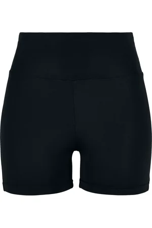 Urban classics Hot Pants di - Ladies’ recycled high-waist cycling hot pants - XS a XL - Donna
