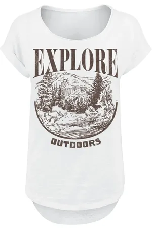 Goodie Two Sleeves T-Shirt Magliette Divertenti di - Explore Outdoors - S a XXL - Donna
