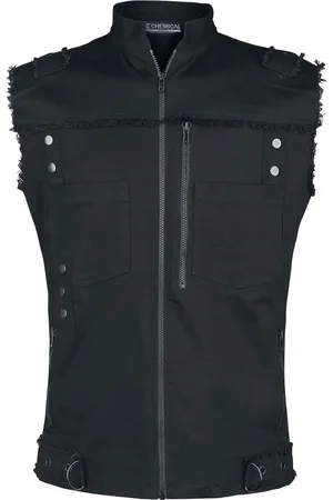 Chemical Black Gilet Gothic di - Rafi Vest - S a XXL - Uomo