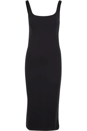 Urban classics Abito media lunghezza di - Ladies Basic Long Cotton Jersey Dress - XS a 3XL - Donna