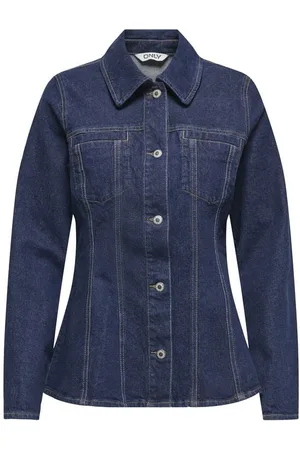ONLY Giubbetto di jeans di - ONLELLE L/S FITTED DNM JACKET GUA - XS a XL - Donna