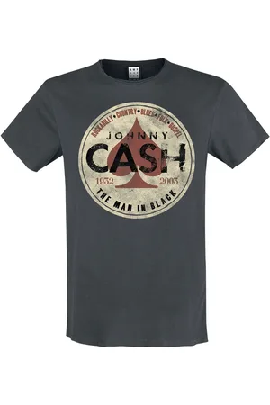 Johnny Cash T-Shirt di - Amplified Collection - The Man In Black - S a 3XL - Uomo