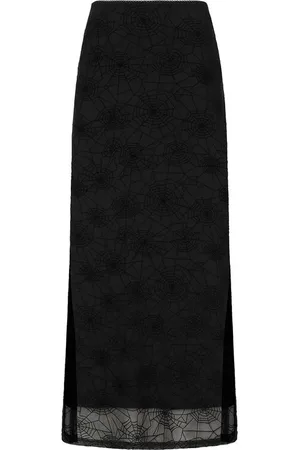 Banned Alternative Gonna lunga Gothic di - Seraphina Mesh Skirt - XS a XL - Donna
