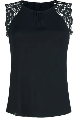 Forplay Top di - Lace Sleeve Top - S a XXL - Donna