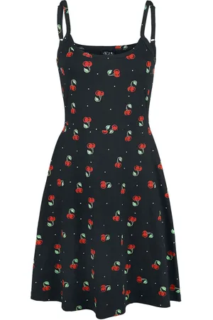Pussy Deluxe Abito media lunghezza Rockabilly di - Sweet Cherry Dress - XS a XXL - Donna