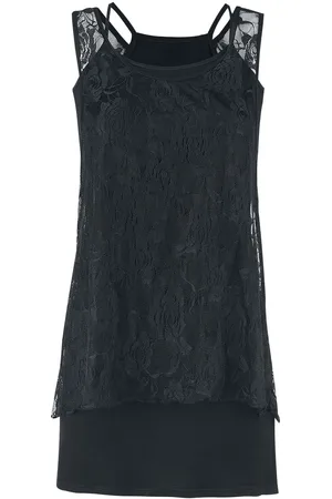 Forplay Top Gothic di - Laced 2 in 1 Top - S a 5XL - Donna