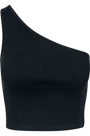 Urban classics Top di - Ladies Cropped Asymmetric Top - XS a XL - Donna