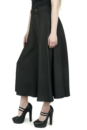 Hell Bunny Pantaloni Rockabilly di - Murphy Culottes - XS a 4XL - Donna