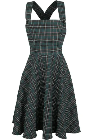 Hell Bunny Abito media lunghezza di - Peebles Pinafore Dress - XS a 4XL - Donna
