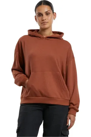 Urban classics Felpa con cappuccio di - Ladies Light Terry Oversized Hoodie - XS a S - Donna
