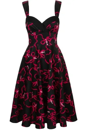 Hell Bunny Abito media lunghezza Rockabilly di - Bownita Dress - XS a XL - Donna