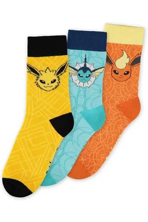 Pokemon Calzini Gaming di - Eevee Evolution - EU35-38 a EU 43-46 - Donna